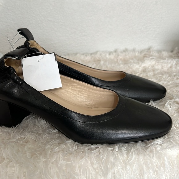 Everlane Italian Leather The Day Heel Black Size 7 - Picture 13 of 13